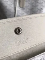 Мужская дорожная сумка Goyard белого цвета, артикул 345259 — фото 8