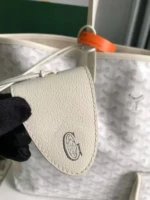 Мужская дорожная сумка Goyard белого цвета, артикул 345259 — фото 9