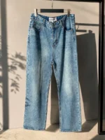 Мужские джинсы Loewe синего цвета, артикул 345268