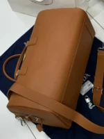 Мужская дорожная сумка Prada коричневого цвета, артикул 345315 — фото 4