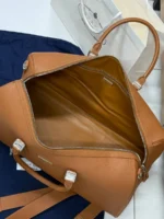 Мужская дорожная сумка Prada коричневого цвета, артикул 345315 — фото 5