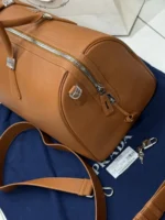 Мужская дорожная сумка Prada коричневого цвета, артикул 345315 — фото 6