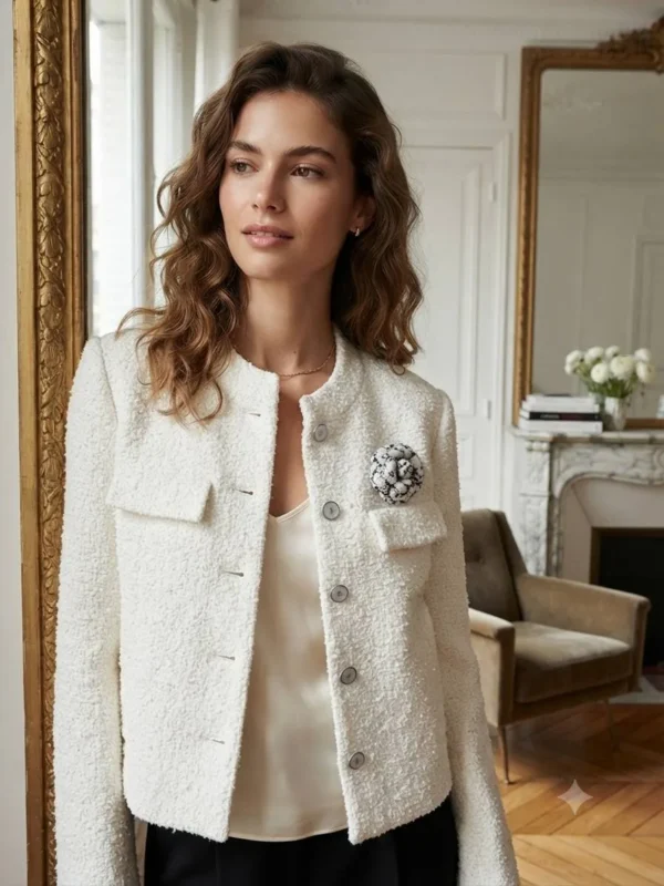 Жакет без броши CHANEL