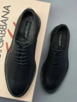 Мужские дерби Dolce Gabbana чёрного цвета, артикул 345465 — фото 4