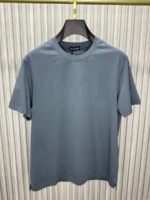 Мужская футболка Zegna серого цвета, артикул 345478