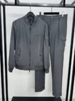 Мужской костюм Kiton серого цвета, артикул 345481