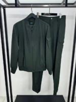 Мужской костюм Kiton цвета хаки, артикул 345482