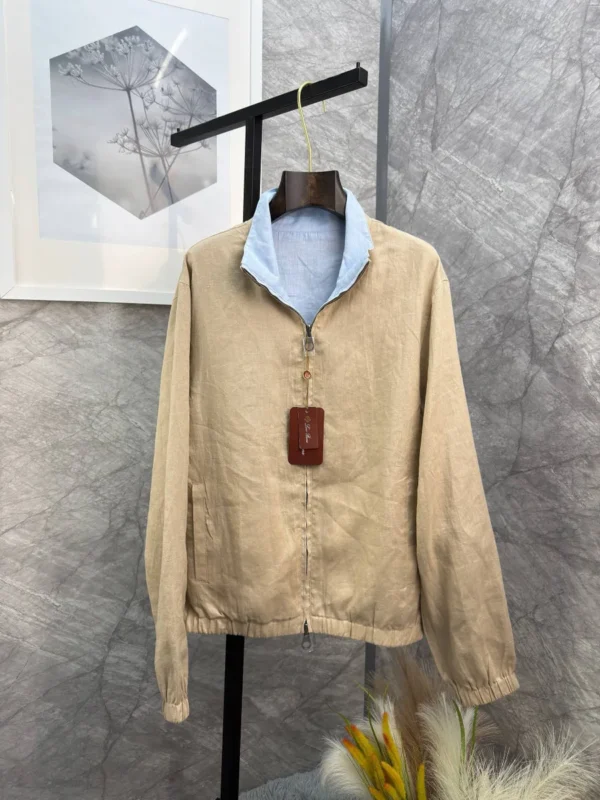 Льняная двухсторонняя ветровка LORO PIANA