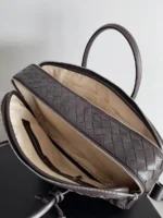 Мужской портфель Bottega Veneta коричневого цвета, артикул 345542 — фото 3