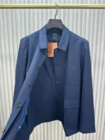 Мужской костюм Zegna тёмно-синего цвета, артикул 345658 — фото 4