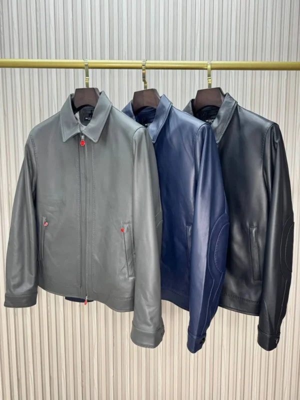 Куртка из натуральной кожи KITON — фото 2