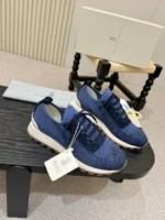 Мужские кроссовки Brunello Cucinelli синего цвета, артикул 345688