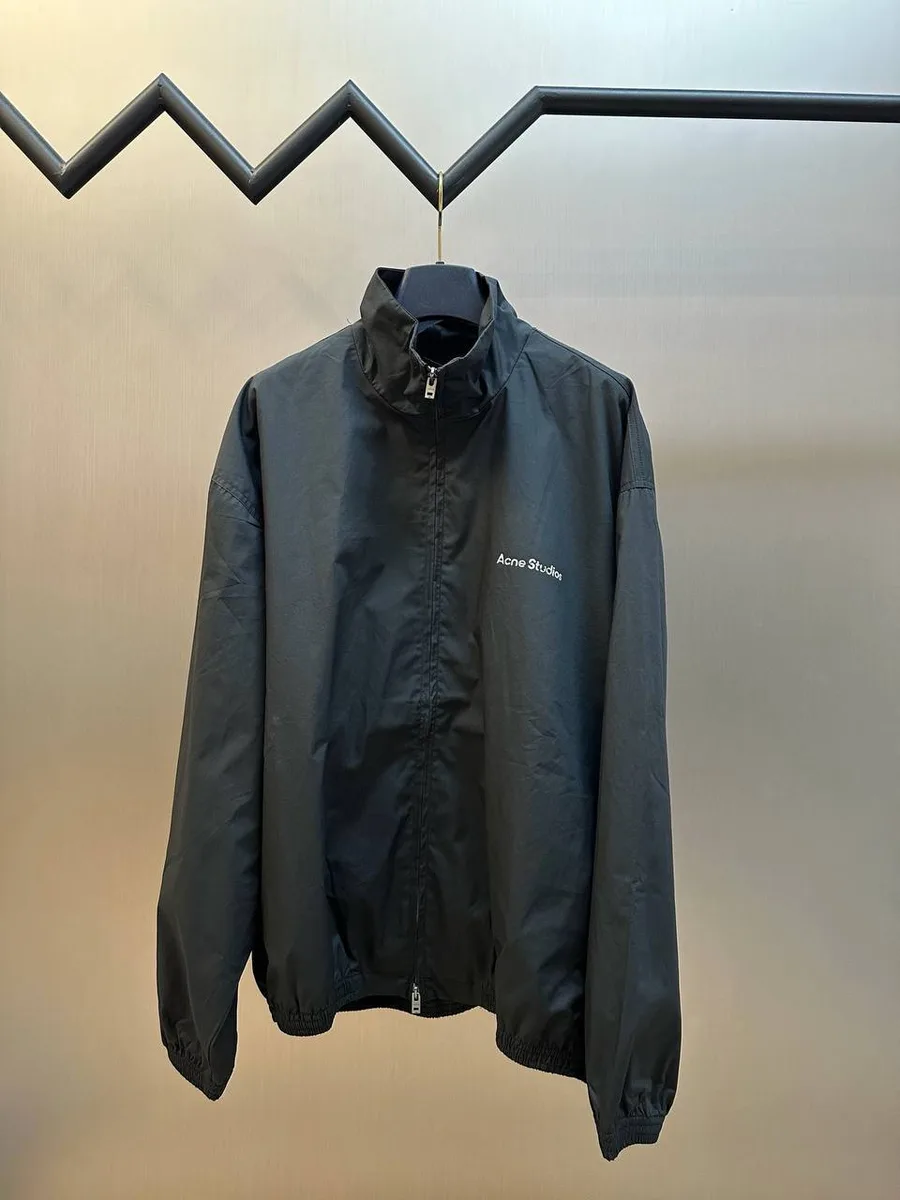 345709_1 Мужская ветровка Acne Studios чёрного цвета, артикул 345709