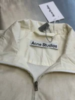 Мужская ветровка Acne Studios белого цвета, артикул 345710 — фото 4
