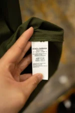 Мужская футболка Dolce Gabbana зелёного цвета, артикул 345748 — фото 8