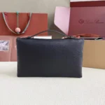 Мужской клатч Loro Piana тёмно-синего цвета, артикул 345758 — фото 2