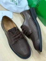 Мужские дерби Bottega Veneta коричневого цвета, артикул 345761 — фото 4
