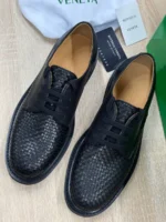 Мужские дерби Bottega Veneta чёрного цвета, артикул 345763 — фото 2