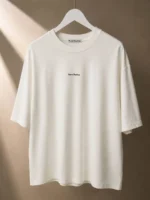 Мужская футболка Acne Studios белого цвета, артикул 345807