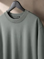 Мужская футболка Acne Studios голубого цвета, артикул 345808 — фото 3