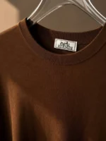 Мужская футболка Hermes коричневого цвета, артикул 345812 — фото 3