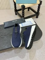 Мужские кроссовки Prada тёмно-синего цвета, артикул 345929 — фото 4