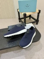 Мужские кроссовки Prada тёмно-синего цвета, артикул 345929 — фото 6