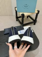 Мужские кроссовки Prada тёмно-синего цвета, артикул 345929 — фото 8