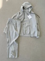 Мужской спортивный костюм Moncler серого цвета, артикул 345936 — фото 4