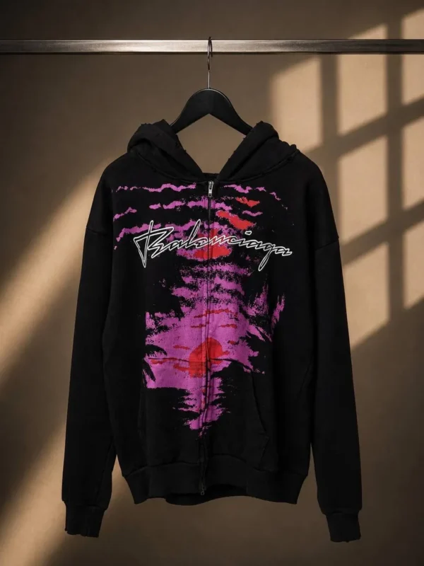 Кофта на молнии BALENCIAGA
