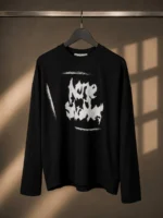 Мужской лонгслив Acne Studios чёрного цвета, артикул 345954