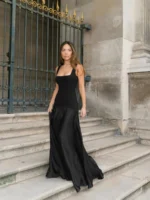 Женское платье Valentino чёрного цвета, артикул 346007