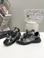 Мужские кроссовки Dolce Gabbana серого цвета, артикул 346049