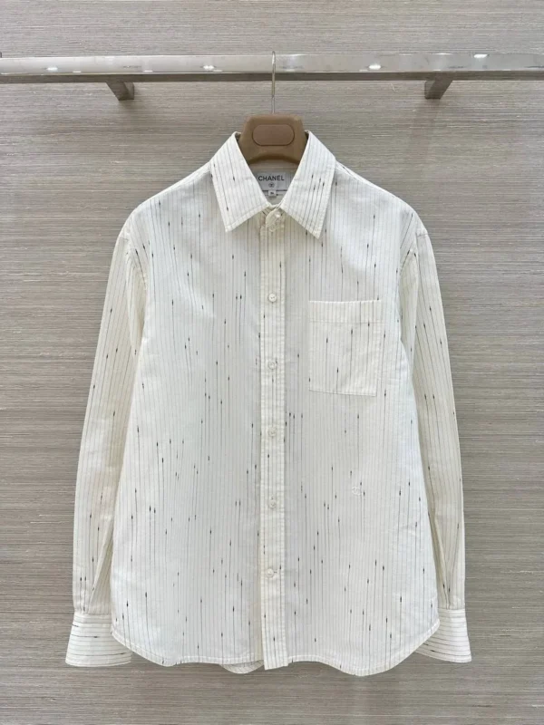Женская рубашка Chanel белого цвета, артикул 346071