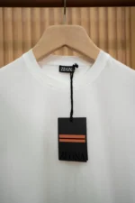 Мужская футболка Zegna белого цвета, артикул 346098 — фото 5