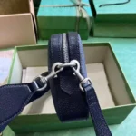 Мужская сумка мессенджер Gucci тёмно-синего цвета, артикул 346107 — фото 4