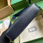 Мужская сумка мессенджер Gucci тёмно-синего цвета, артикул 346107 — фото 5