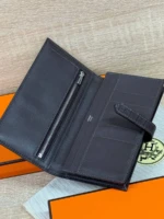 Мужское портмоне Hermes коричневого цвета, артикул 346112 — фото 4