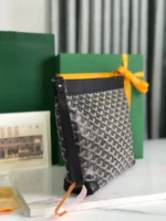 Мужской клатч Goyard чёрного цвета, артикул 346120 — фото 3