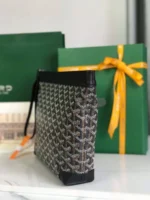 Мужской клатч Goyard чёрного цвета, артикул 346120 — фото 4