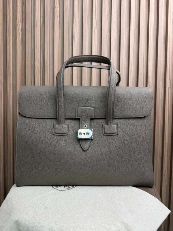 Портфель HERMES из натуральной кожи