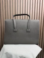 Мужской портфель Hermes серого цвета, артикул 346129 — фото 2
