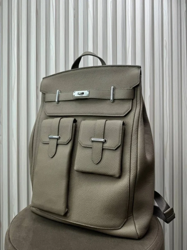 Рюкзак HERMES из натуральной кожи