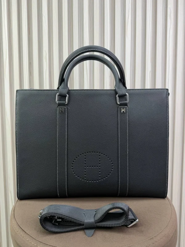 Портфель HERMES из натуральной кожи