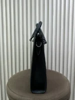 Мужской портфель Hermes чёрного цвета, артикул 346141 — фото 4