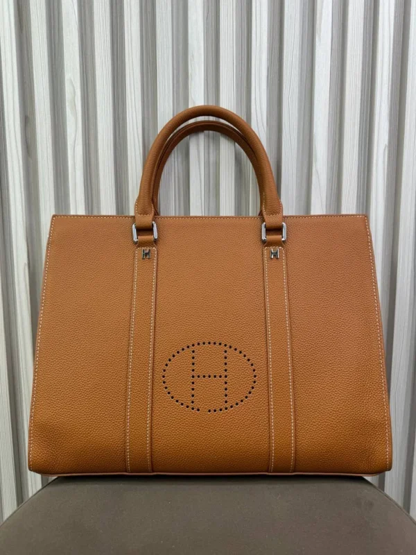 Портфель HERMES из натуральной кожи