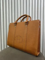 Мужской портфель Hermes коричневого цвета, артикул 346142 — фото 3