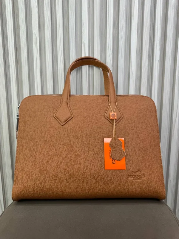 Портфель HERMES из натуральной кожи