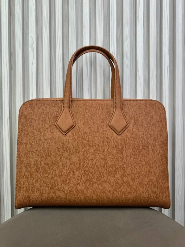 Портфель HERMES из натуральной кожи — фото 2