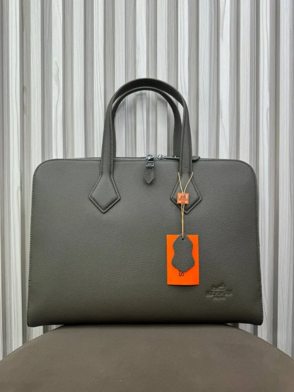 Портфель HERMES из натуральной кожи